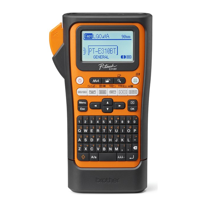 brother P-touch E310BT Beschriftungsgerät orange, schwarz