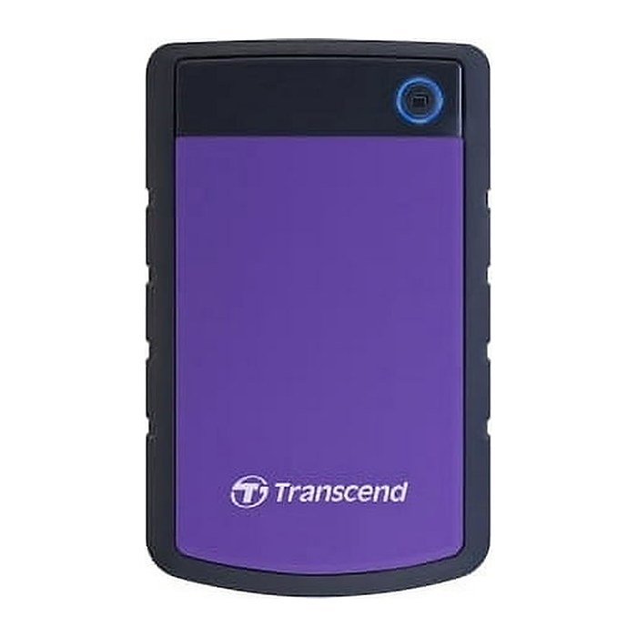 Transcend StoreJet 25H3B 2 TB externe HDD-Festplatte schwarz, violett