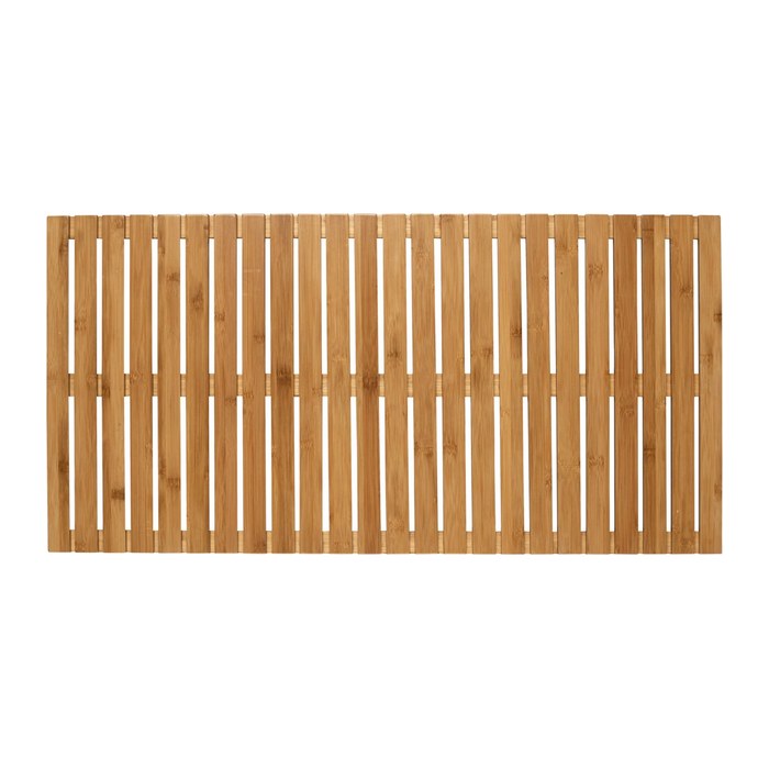 WENKO Badematte Bambus braun 50,0 x 100,0 cm