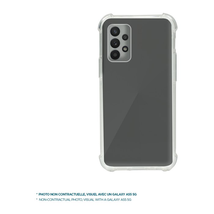 Mobilis R Series for Galaxy A55 5G - Transparent - Soft bag