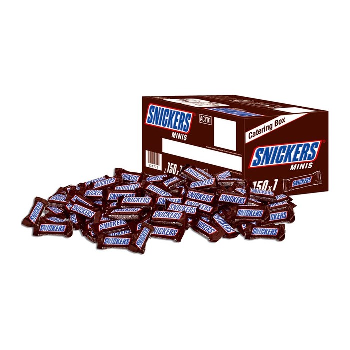SNICKERS Minis Schokoriegel 150 Riegel, 150 St.
