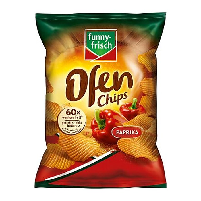 funny-frisch Ofen Paprika Chips 115,0 g, 1 St.