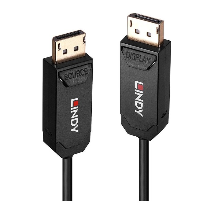 LINDY Fibre Optic Hybrid DisplayPort 2.0 UHBR10 Kabel 10m