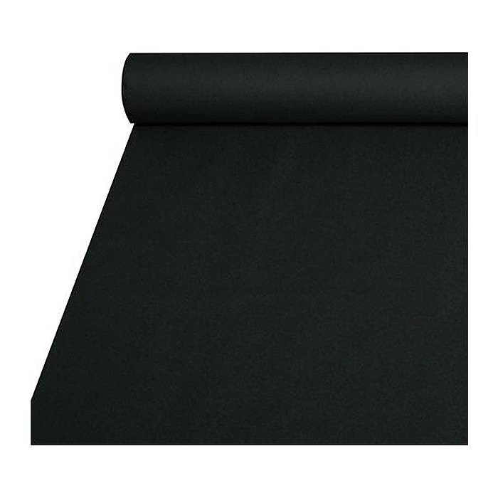 STARPAK Tischdecke schwarz 120,0 cm x 20,0 m, 1 Rolle