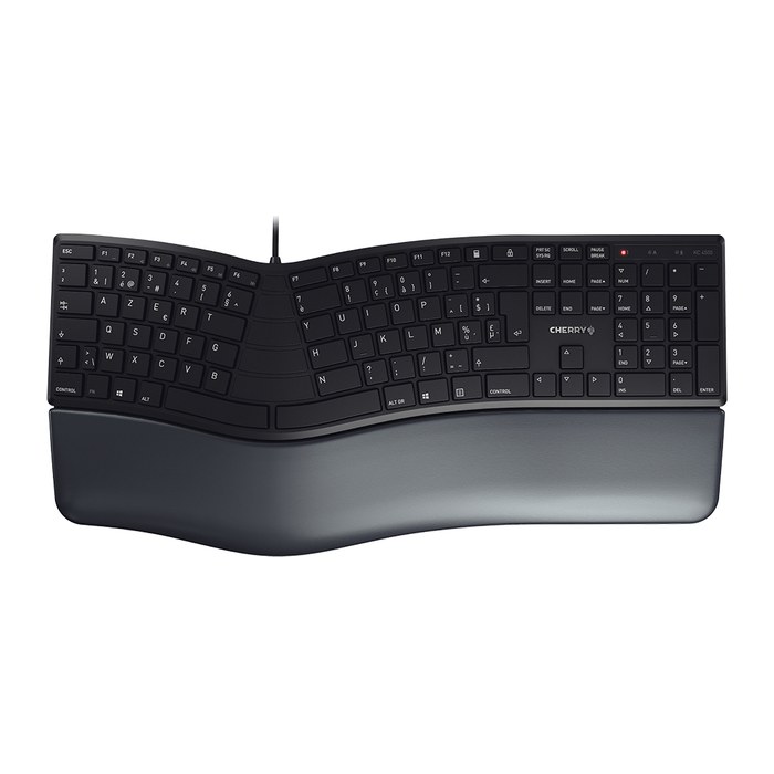 CHERRY KC 4500 ERGO ergonomische Tastatur kabelgebunden schwarz