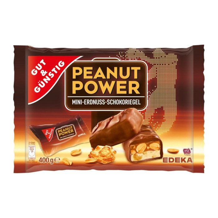 GUT&GÜNSTIG mini Peanut Schokoriegel, 1 St.