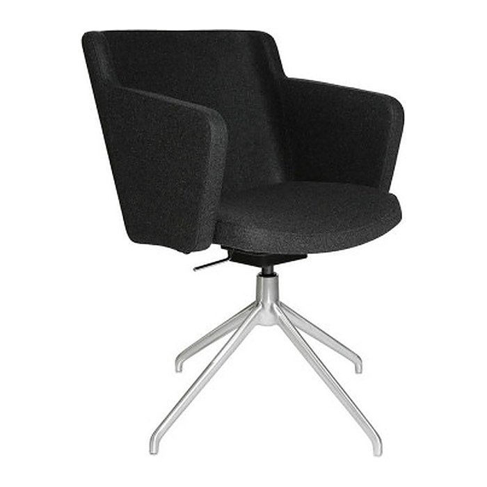 Topstar Besuchersessel SFH 1.0 anthrazit edelstahl, Optik matt Stoff 58,0 x 66,0 x 87,0 - 90,0 cm, 1 St.