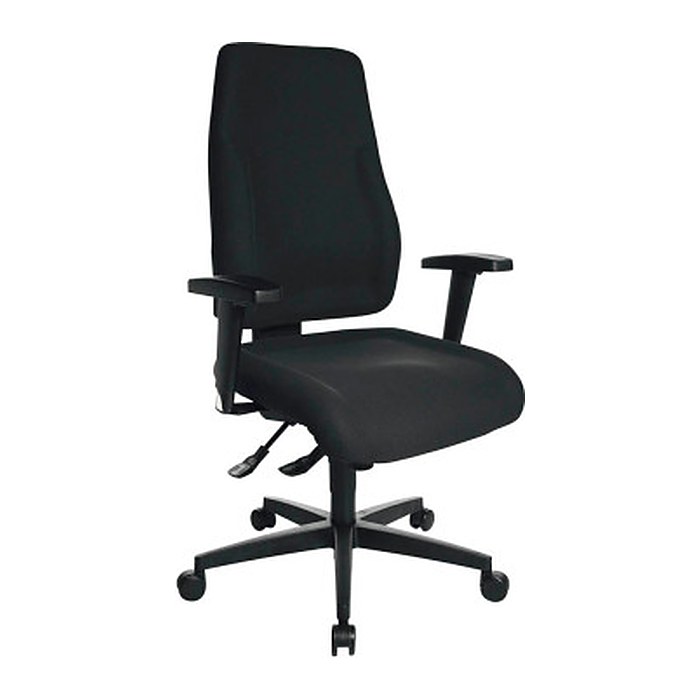 Topstar Bürostuhl Lady Sitness®, LT0B0 BC0 Stoff schwarz, Gestell schwarz