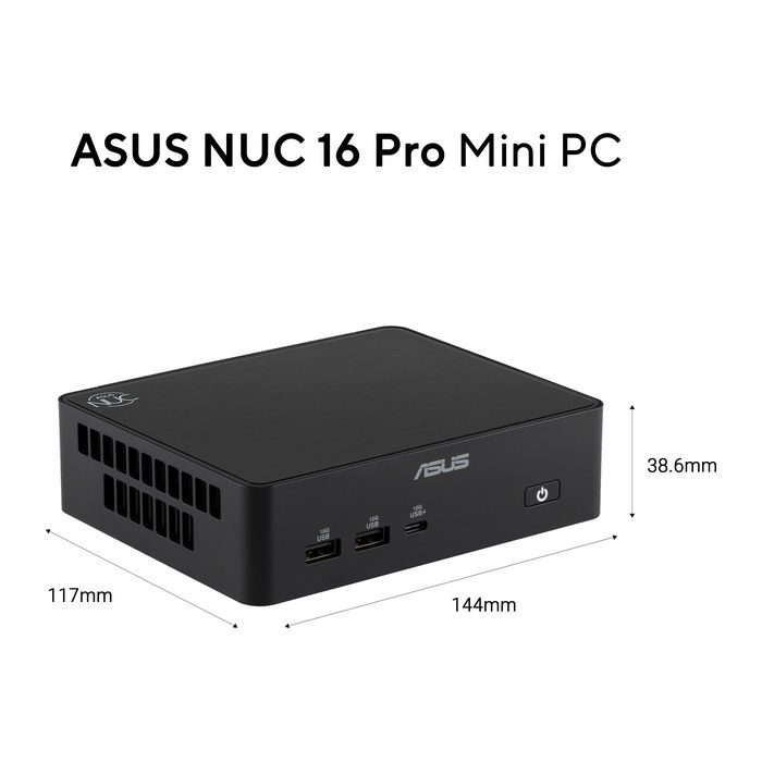 ASUS RNUC16GDKX76C002 UX7 358H (65W) L7 Intel Arc B390 32G ohne OS