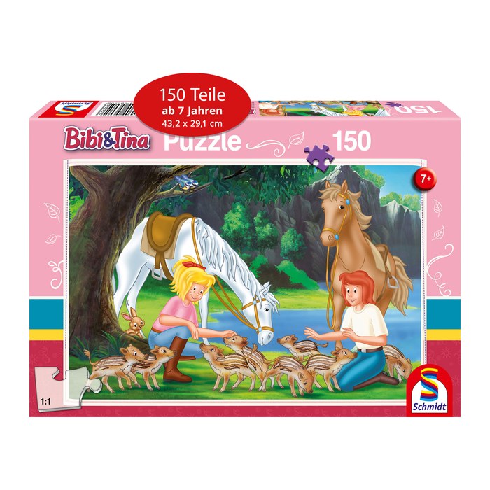 Schmidt Bibi & Tina Am Steinbruch Puzzle, 150 Teile