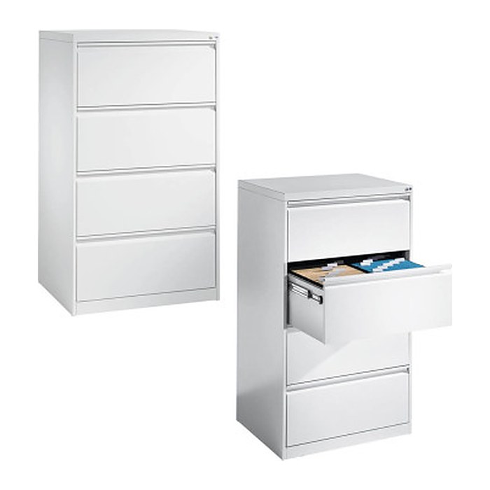 CP Hängeregistraturschrank verkehrsweiß 4 Schubladen 78,7 x 59,0 x 135,7 cm, 1 St.