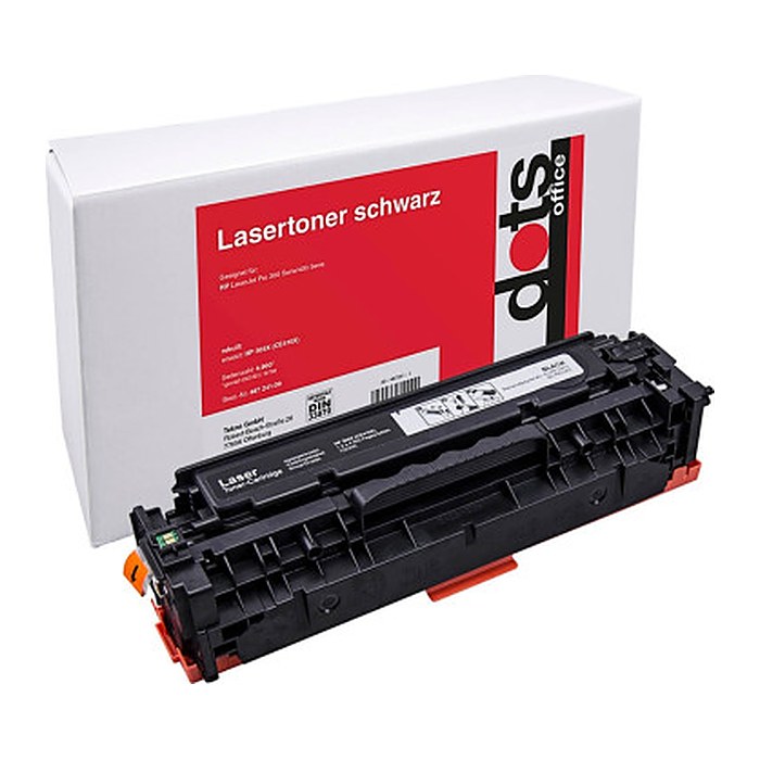 dots schwarz Toner kompatibel zu HP 305X (CE410X)
