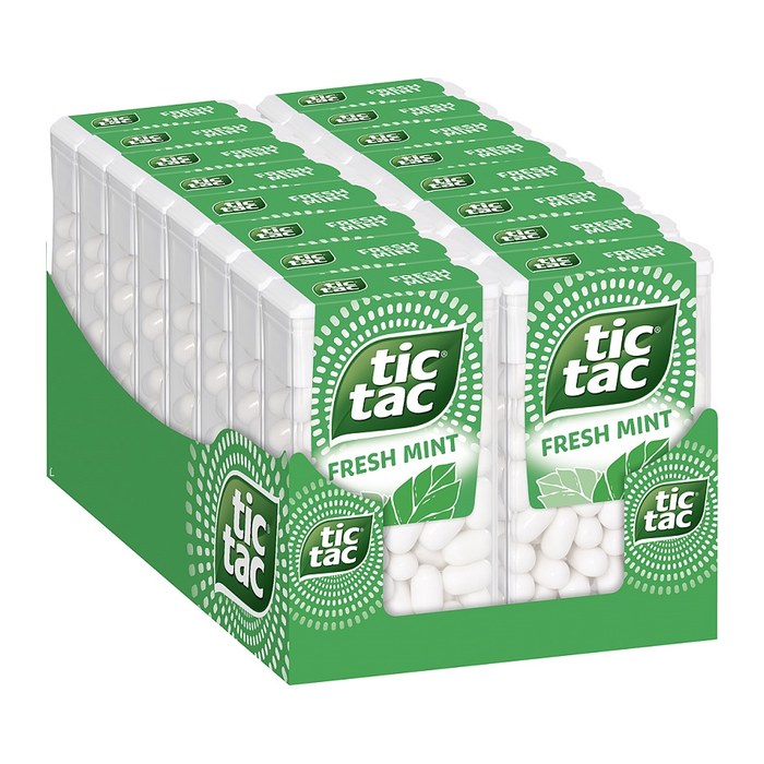 tic tac fresh mint Bonbons 16x 54 g, 16 St.