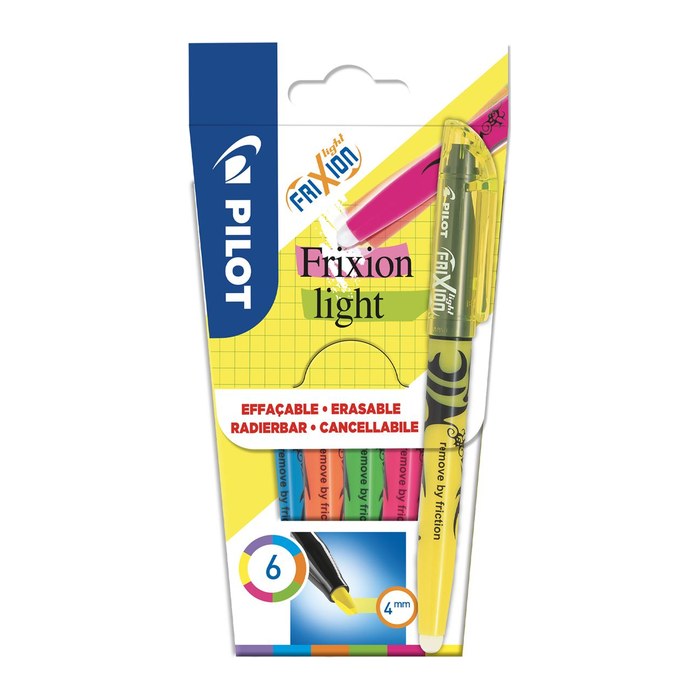 PILOT FriXion light Textmarker farbsortiert, 6 St.