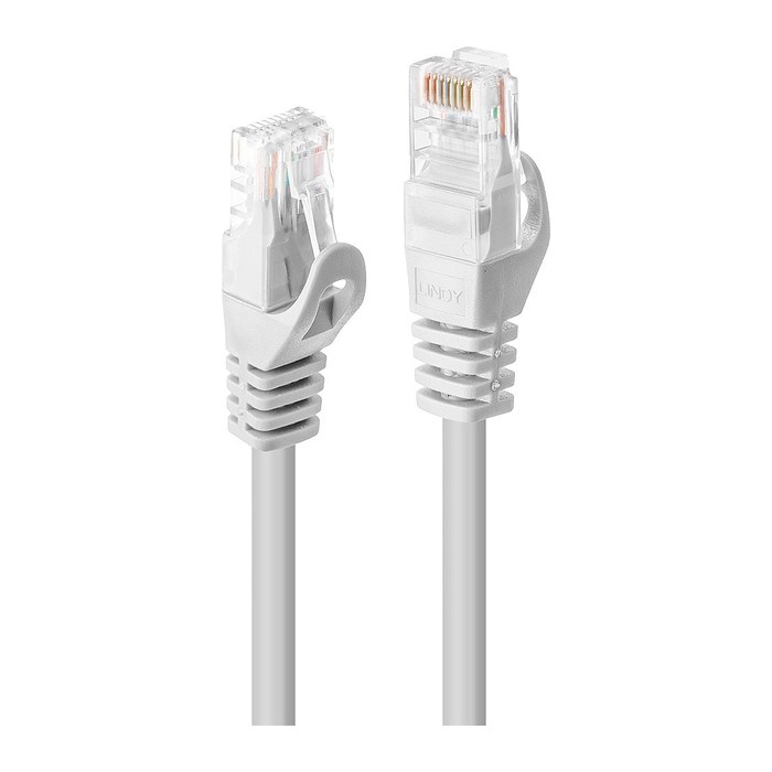 LINDY Patchkabel Cat6 U/UTP Basic weiß 0.30m
