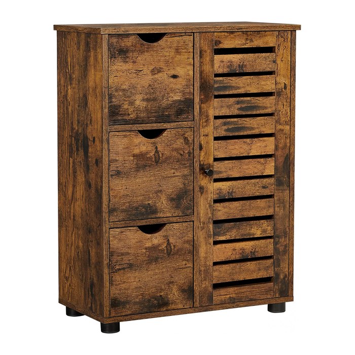 VASAGLE Badschrank braun 60,0 x 30,0 x 80,0 cm
