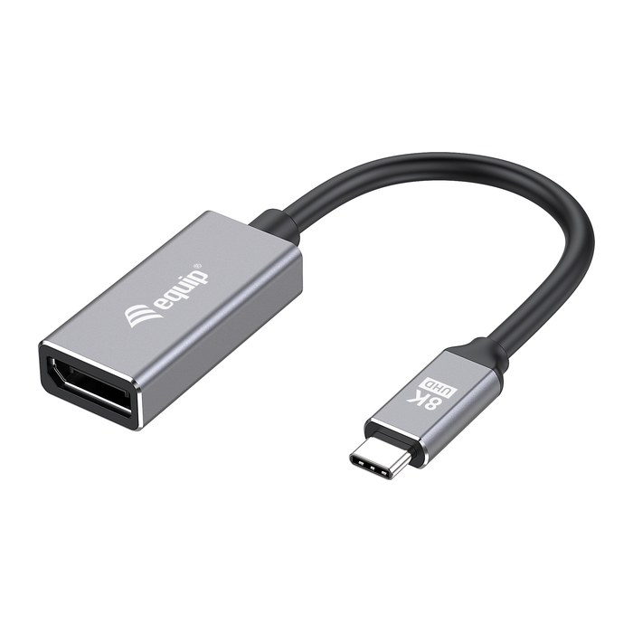 Equip Adapter USB-C->DisplayPort1.4 St/Bu 8K/ 30Hz 0.15m PVC