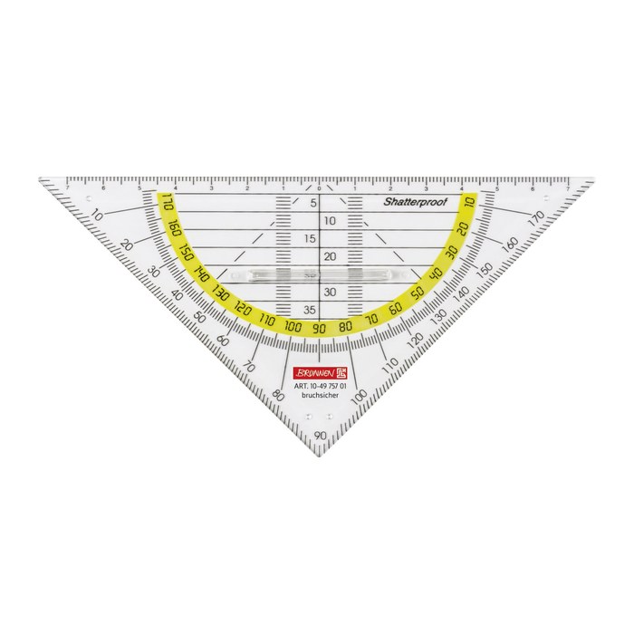 BRUNNEN Geometrie-Dreieck 16 cm mit Griff 16,0 cm
