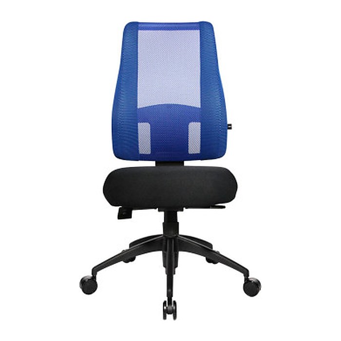 Topstar Bürostuhl Lady Sitness® Deluxe, LT20B0W506 Stoff blau, Gestell schwarz