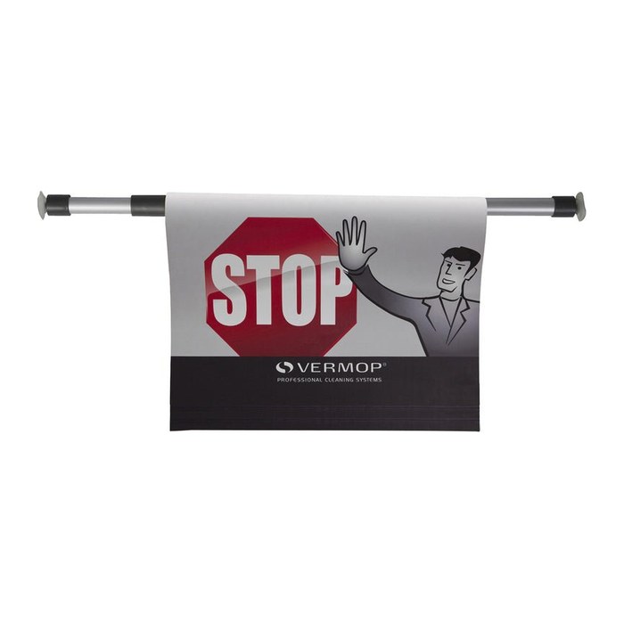 VERMOP Fahnenschild Kunststoff grau 7,6 - 133,0 cm, 1 St.