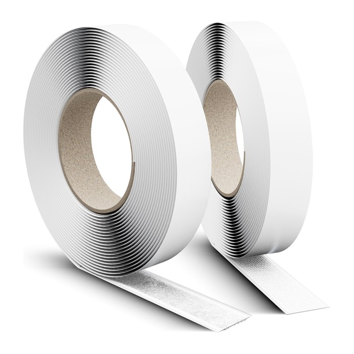 LTC Klettrolle Easy Tape Strap 8mx20mm Bündeln&Ordnen weiß