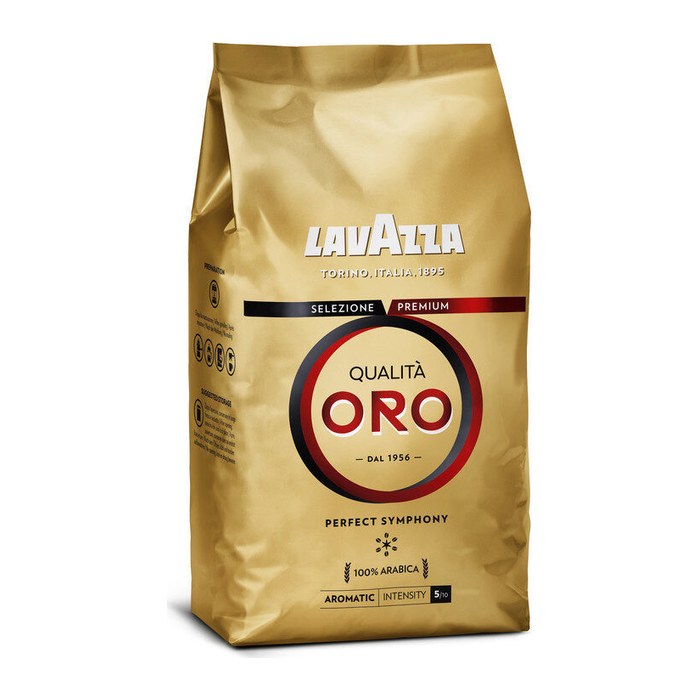 LAVAZZA Qualita Oro Kaffeebohnen, Arabicabohnen mild, 1 kg