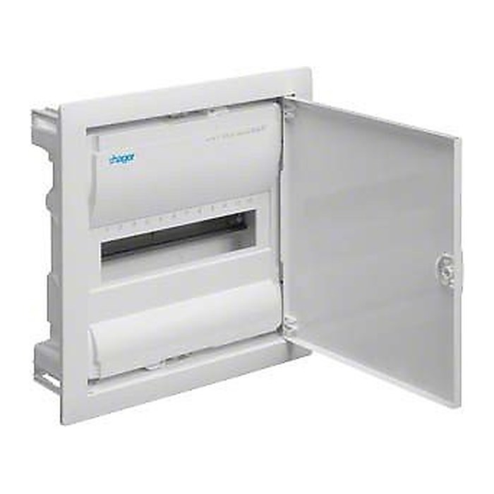 hager Sicherungskasten VU12NC, 12 Module, IP30 für Innenbereich, 1 St.