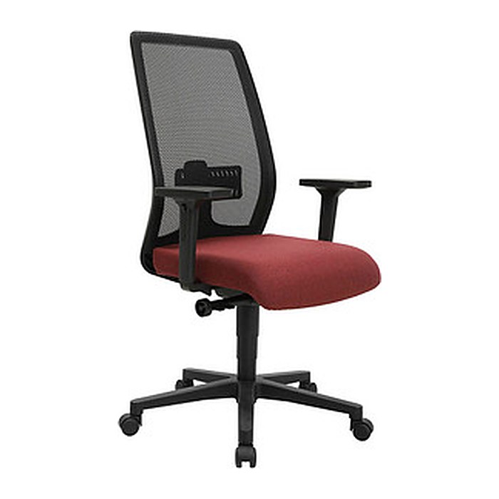 Topstar Bürostuhl EURO STAR 200, EU20OG270 Stoff rot, Gestell schwarz