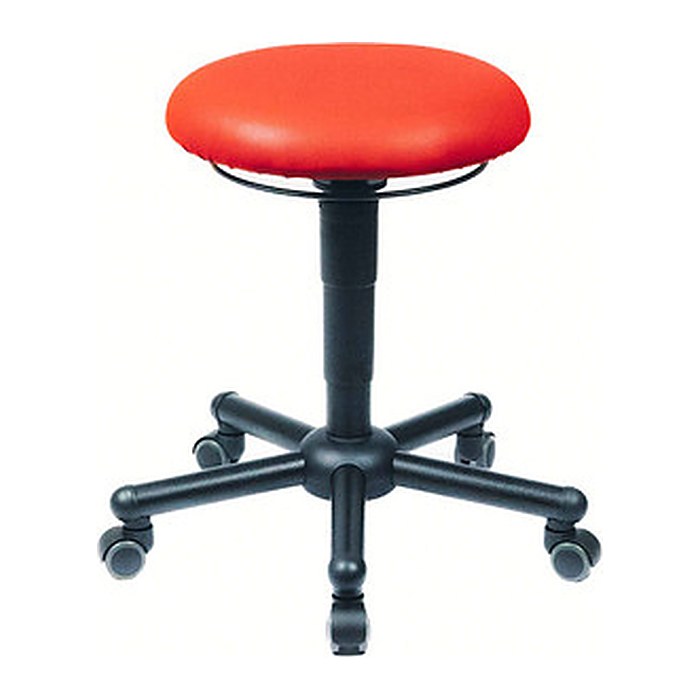 meychair XXL-Bürohocker A19-TR-KL 10026 rot Kunstleder, 1 St.