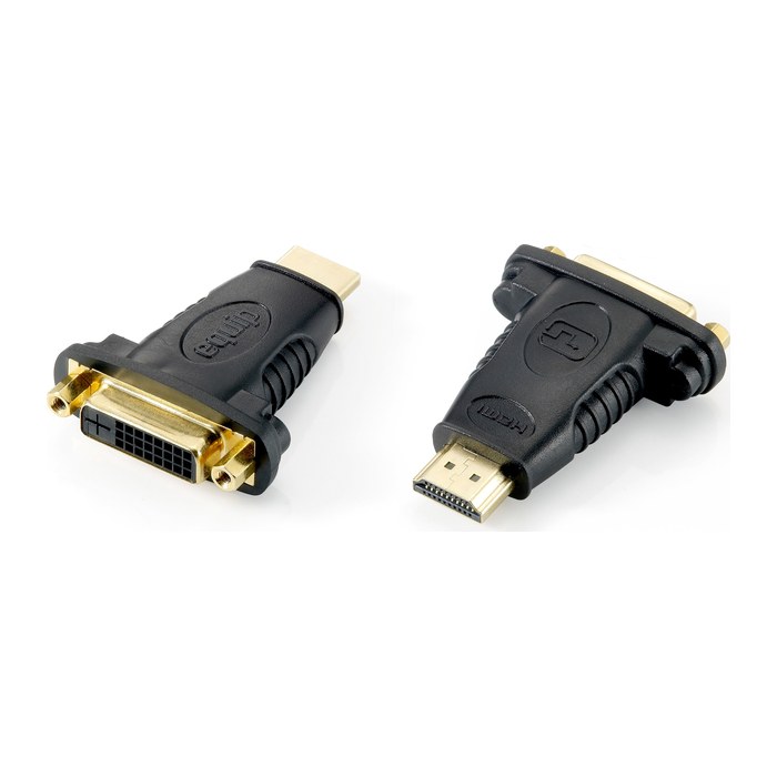 Equip HDMI->DVI-I Bidi. 1920x1080/60Hz St/Bu schwarz Polybeutel