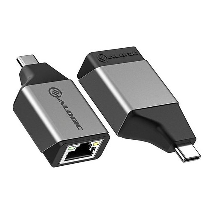 Alogic Adapter USB-C Ultra Mini -> RJ45 Ethernet grau