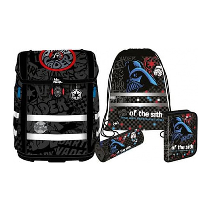 Mc®Neill Schulranzen-Set PERFECTO STAR WARS DARTH VADER Kunstfaser schwarz