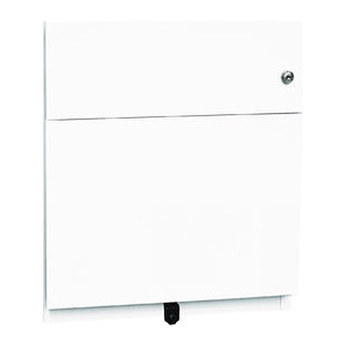 BISLEY Note Rollcontainer verkehrsweiß 2 Auszüge 42,0 x 56,5 x 49,5 cm