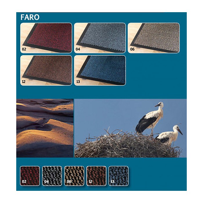 Mercury Fußmatte Faro grau 40,0 x 60,0 cm