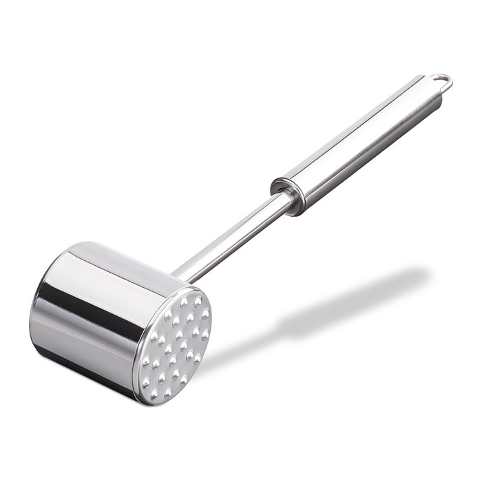 relaxdays Fleischklopfer silber