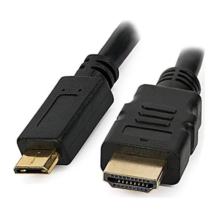 Techly HDMI kabel High Speed mit Ethernet-Mini HDMI, 1.8m sw