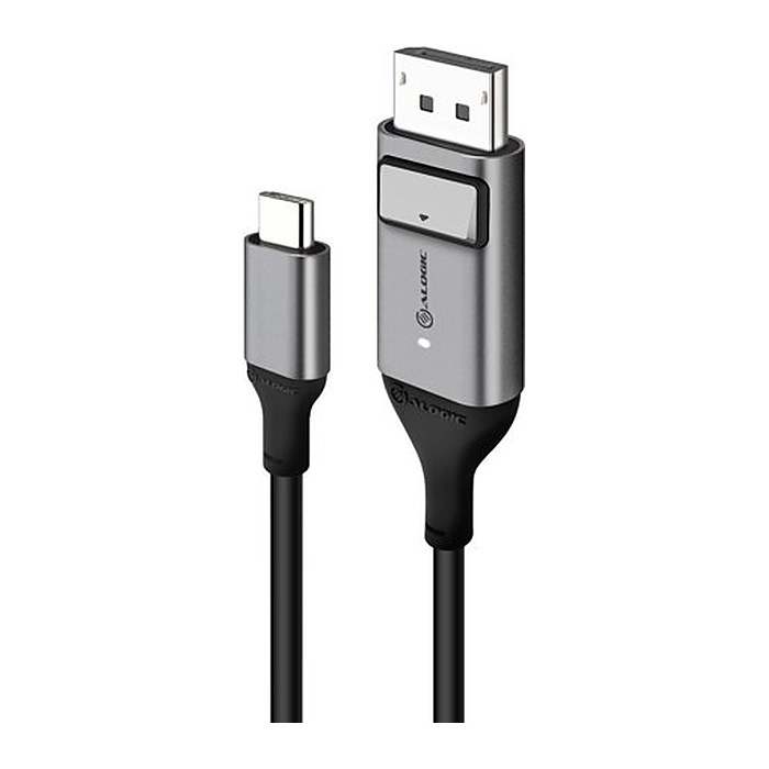 Alogic USB C Adapterkabel Typ C -DPort M/M 4k 60 Hz 2m, gr