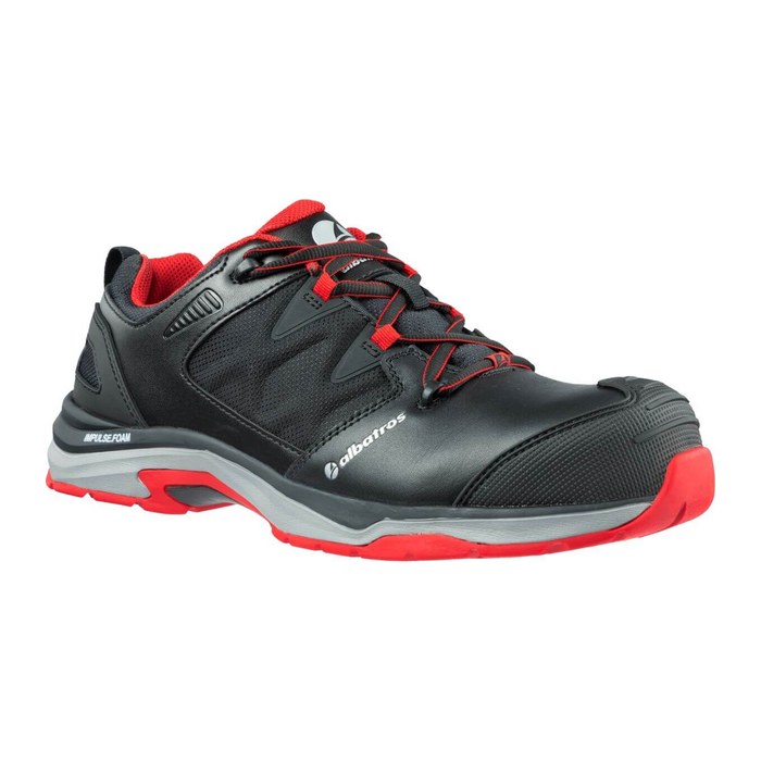 albatros® unisex S3 Sicherheitsschuhe ULTRATRAIL BLACK LOW schwarz Größe 39, 1 Paar