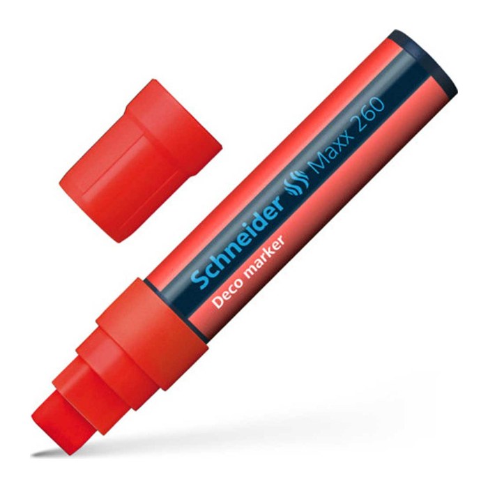 Schneider Maxx 260 Kreidemarker rot 5,0 - 15,0 mm, 1 St.