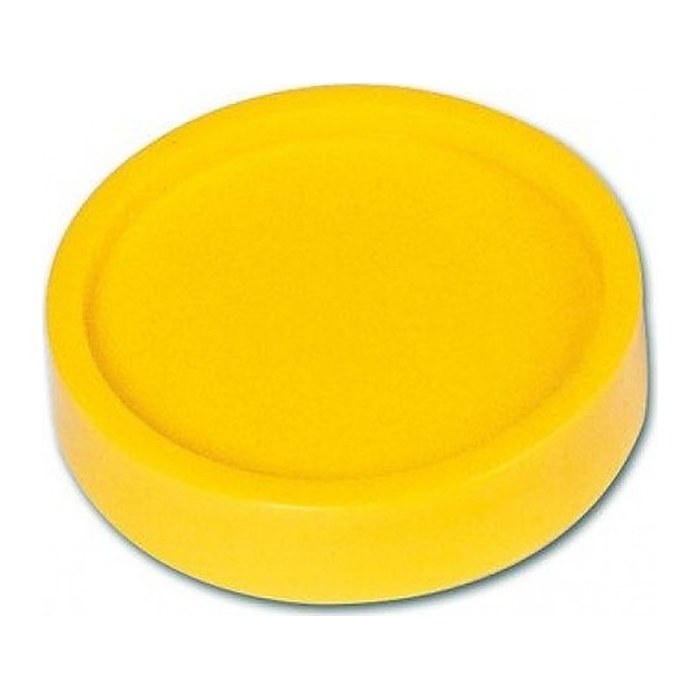 MAUL Magnete gelb, Kunststoff Ø 3,4 x 1,4 cm, 10 St.