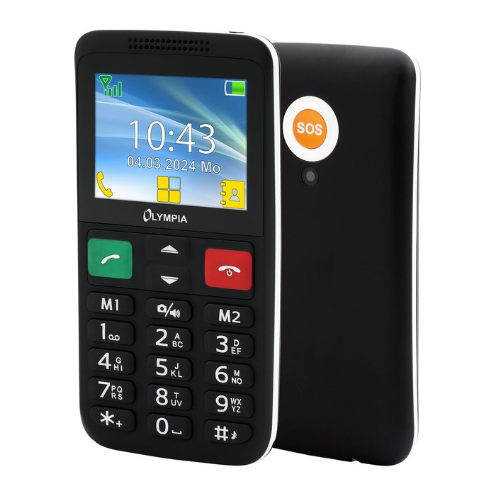 Olympia Mobiltelefon LUX Großtasten schwarz