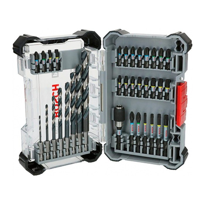 BOSCH Bohrer- und Bit-Set PRO Impact, 35-teilig