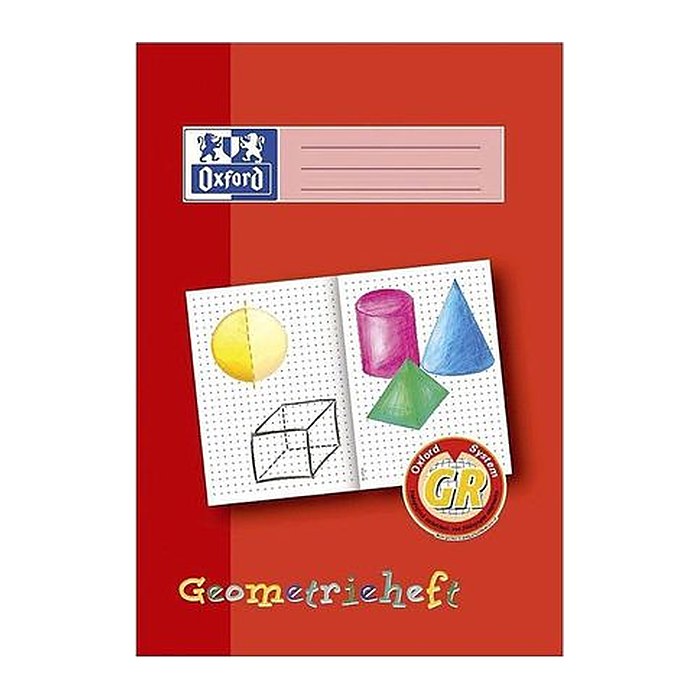 OXFORD Geometriehefte Lineatur GR punktraster DIN A4 ohne Rand, 16 Blatt, 1 St.