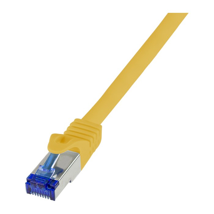 Logilink Patchkabel Ultraflex, Cat.6A, S/FTP, gelb, 1,5 m