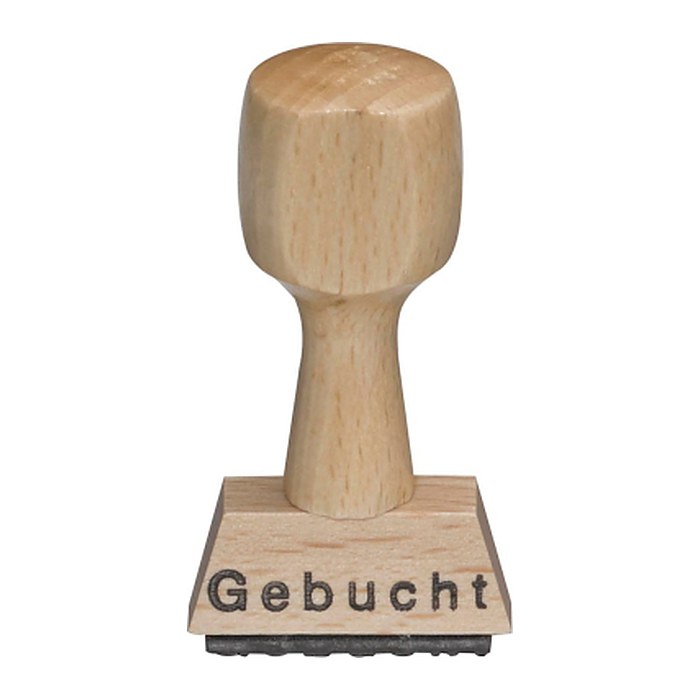 Textstempel "Gebucht" ohne Logo, 1 St.