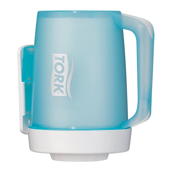 TORK Putzrollenhalter Mini M1 658002 weiß, türkis Kunststoff, 1 St.