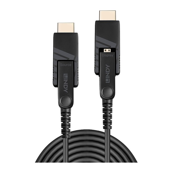 LINDY Micro-HDMI Fibre Optic Hybrid 18G Kabel 40m
