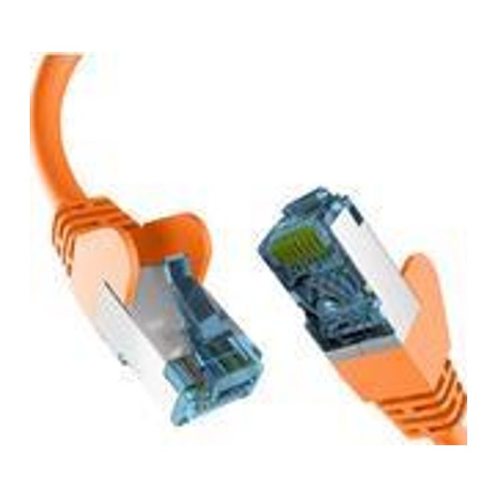 EFB RJ45 Patchkabel mit Cat7 Rohkabel 10.00m orange