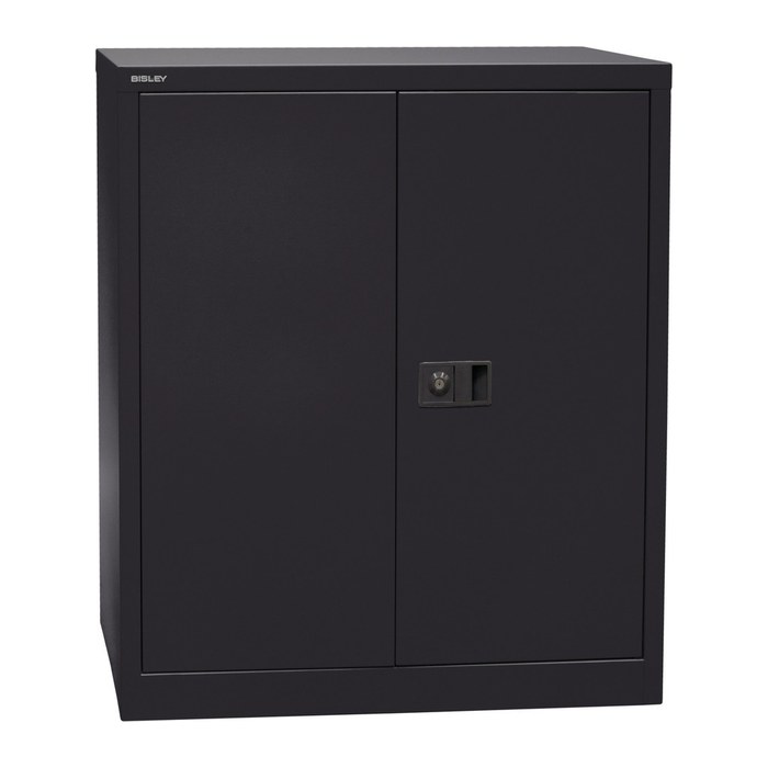 BISLEY Stahlschrank Universal E402A01633 schwarz 1 Fachboden 91,4 x 40,0 x 100,0 cm, aufgebaut, 1 St.