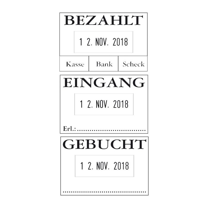COLOP Datumstempel mit Text "Eingang" 04060 ohne Logo, 1 St.